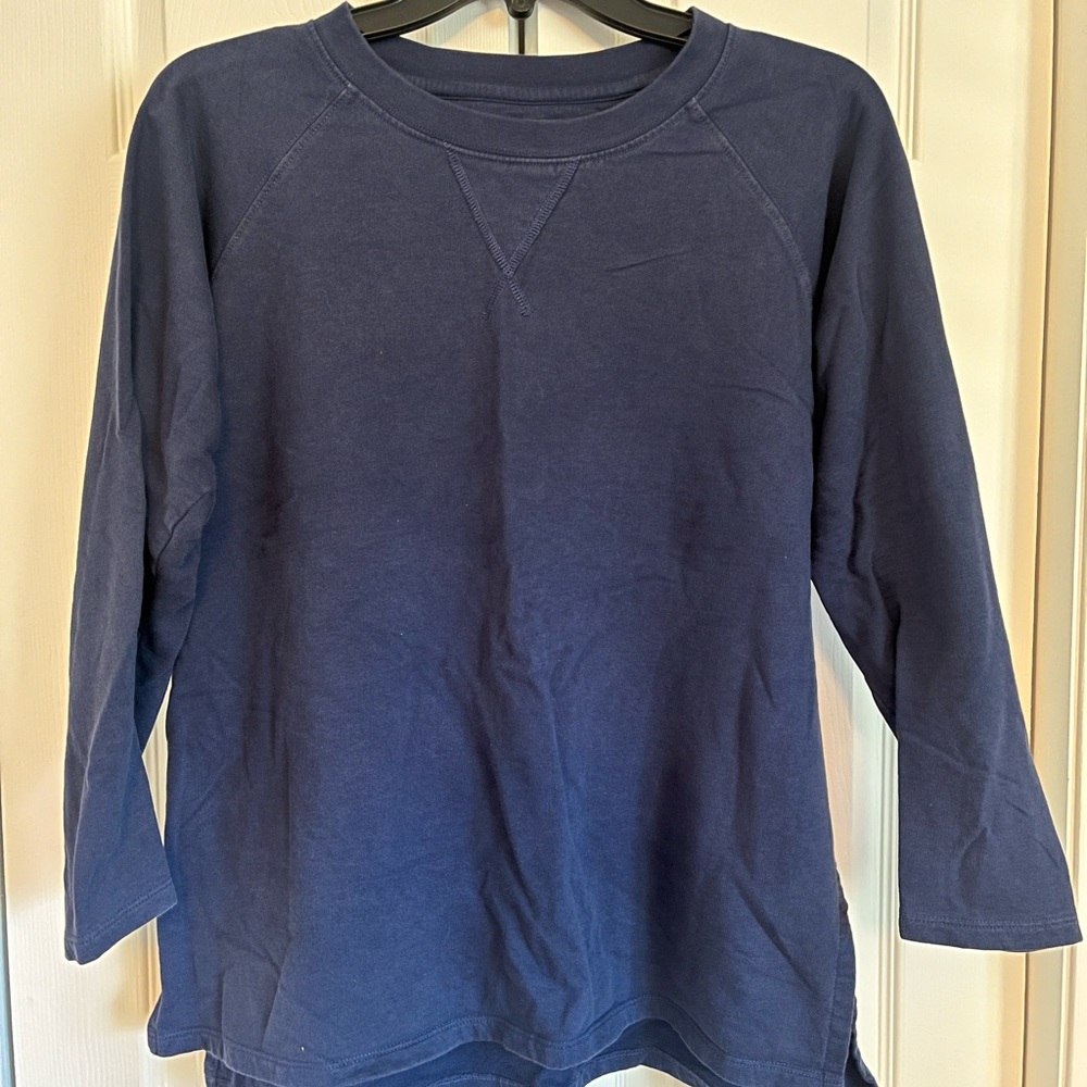 Lake Navy Long Sleeve Sweatshirt